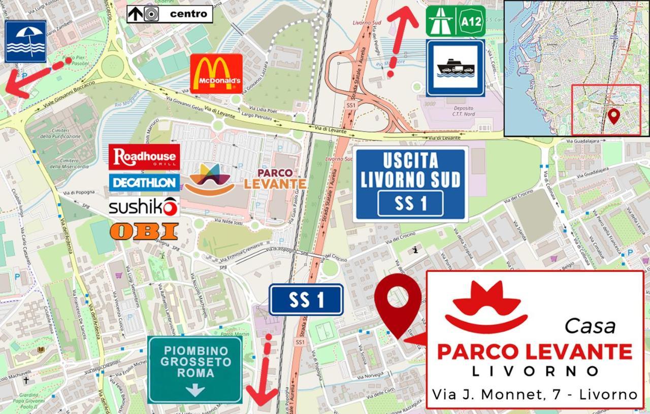 Casa Parco Levante Livorno Exteriör bild